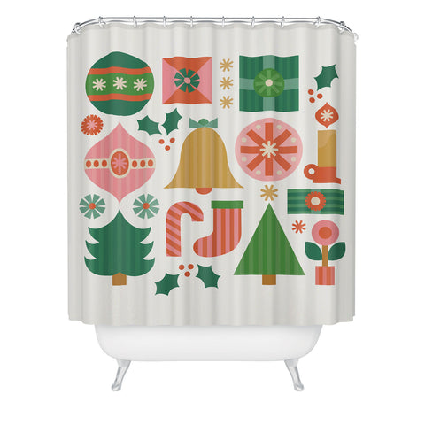 Carey Copeland Gifts of Christmas Shower Curtain