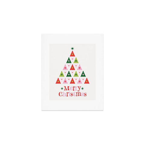 Carey Copeland Merry Christmas Tree I Art Print