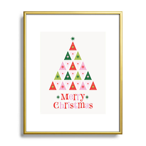 Carey Copeland Merry Christmas Tree I Metal Framed Art Print