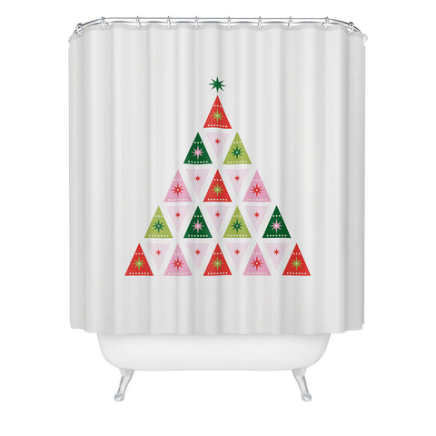 Carey Copeland Merry Christmas Tree I Shower Curtain