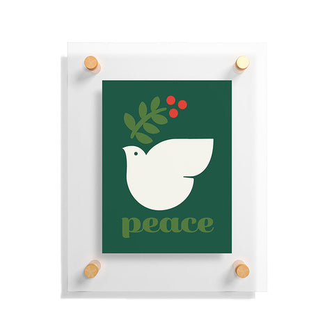 Carey Copeland Peace Dove Floating Acrylic Print
