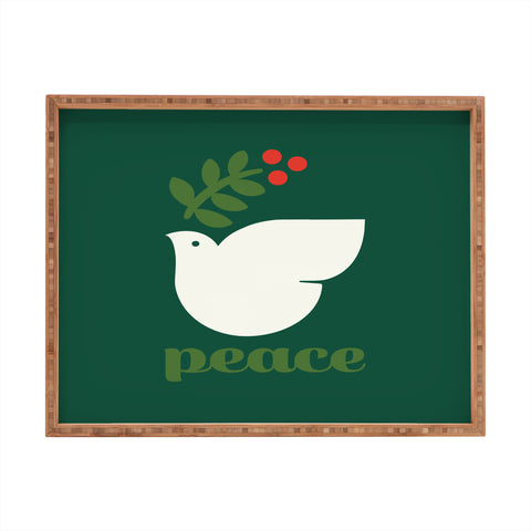 Carey Copeland Peace Dove Rectangular Tray