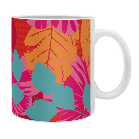 Caroline Okun Smoldering Rosy Blooms Coffee Mug