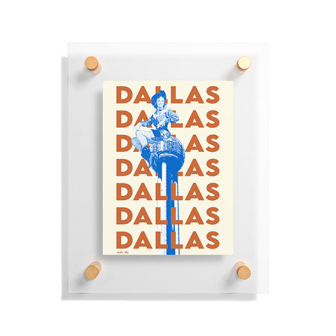 carolineellisart Dallas 2 Floating Acrylic Print
