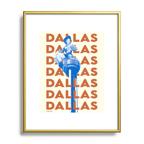 carolineellisart Dallas 2 Metal Framed Art Print