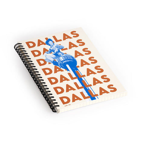 carolineellisart Dallas 2 Spiral Notebook