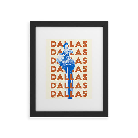 carolineellisart Dallas 2 Framed Art Print