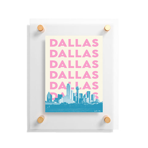 carolineellisart Dallas 3 Floating Acrylic Print