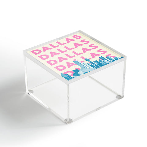 carolineellisart Dallas 3 Acrylic Box