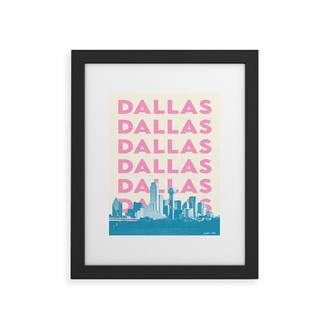 carolineellisart Dallas 3 Framed Art Print