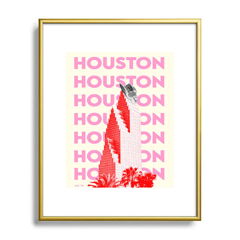 carolineellisart Houston I Metal Framed Art Print
