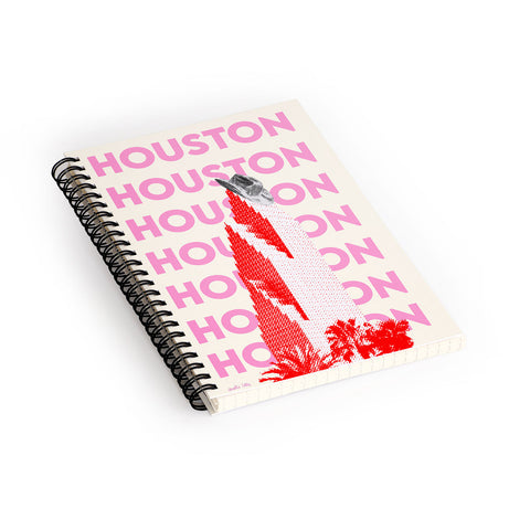 carolineellisart Houston I Spiral Notebook