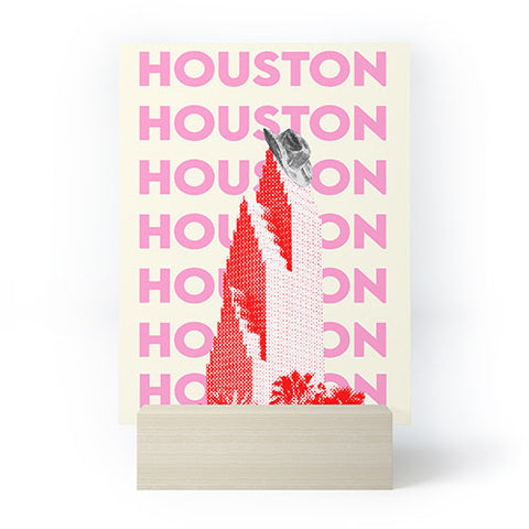 carolineellisart Houston I Mini Art Print