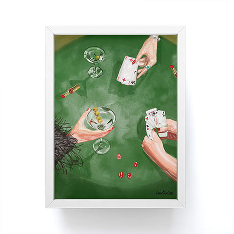 carolineellisart Ladies Game Night Framed Mini Art Print