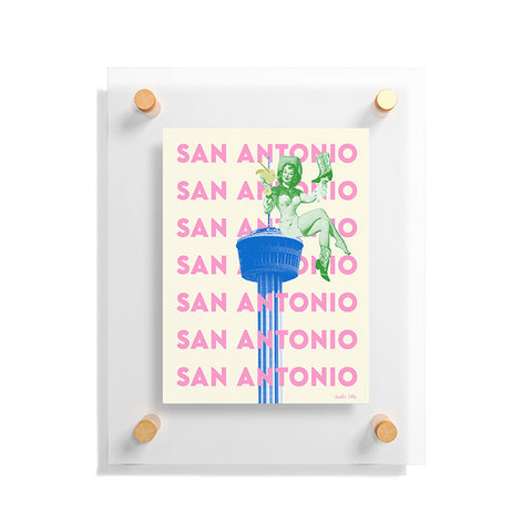 carolineellisart San Antonio Girl Floating Acrylic Print