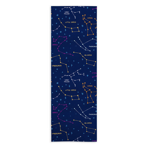 carriecantwell Constellations I Yoga Towel