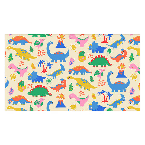 carriecantwell Dinomite Dinosaurs Tablecloth