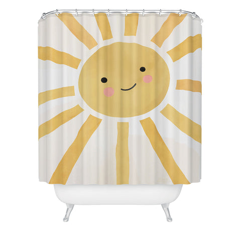 carriecantwell Happy Sun I Shower Curtain