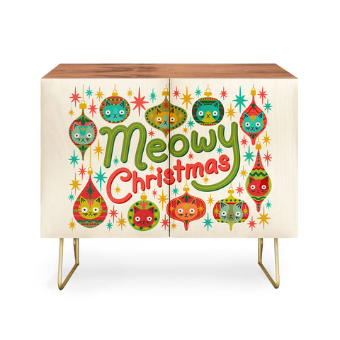 carriecantwell Meowy Christmas Credenza