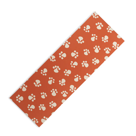 carriecantwell Purrty Paws Yoga Mat