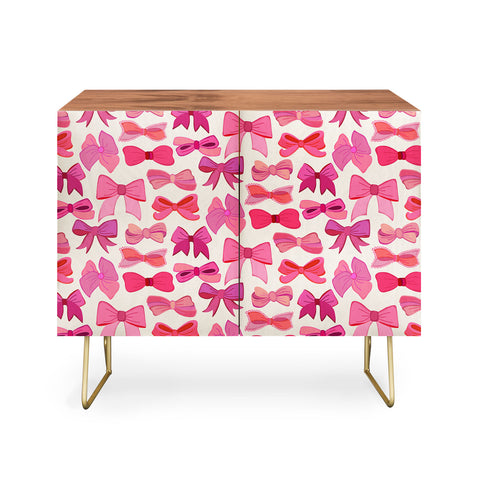 carriecantwell Vintage Pink Bows Credenza