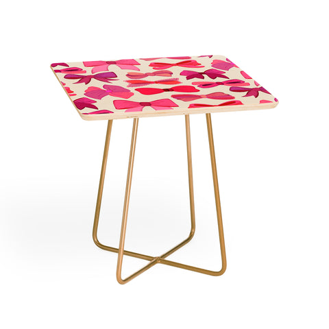 carriecantwell Vintage Pink Bows Side Table