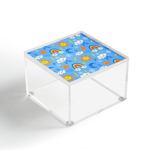 carriecantwell Whimsical Weather Acrylic Box