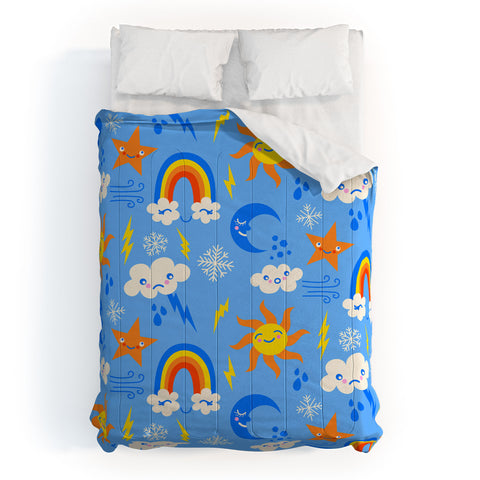 carriecantwell Whimsical Weather Comforter