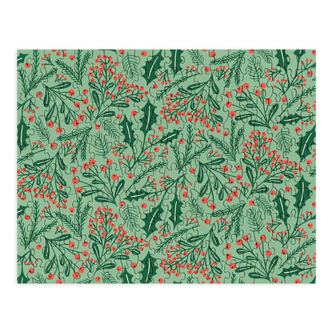 carriecantwell Winter Holiday Floral Puzzle