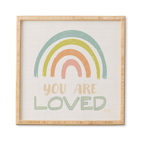 carriecantwell You Are Loved II Framed Wall Art