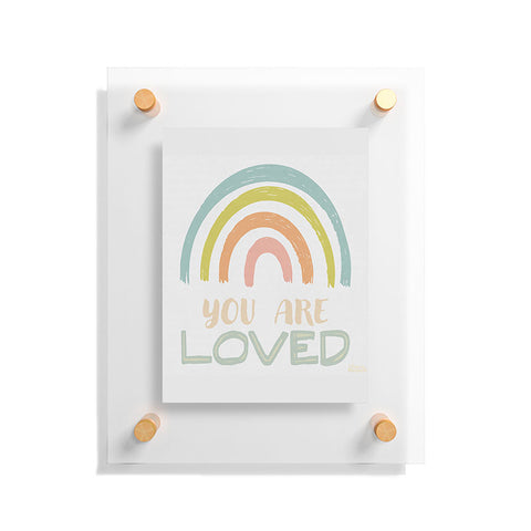 carriecantwell You Are Loved II Floating Acrylic Print