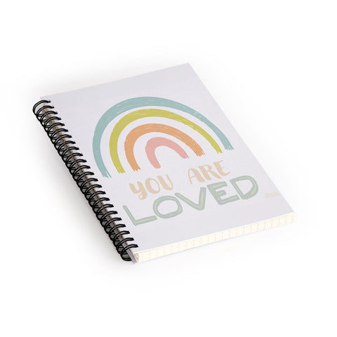 carriecantwell You Are Loved II Spiral Notebook