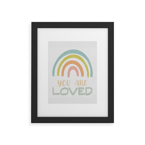 carriecantwell You Are Loved II Framed Art Print
