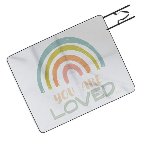 carriecantwell You Are Loved II Picnic Blanket