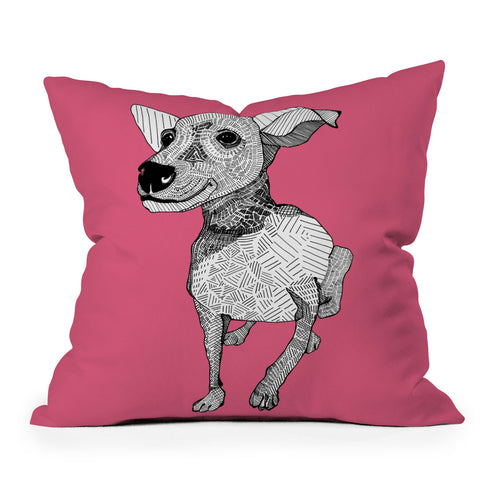 Casey Rogers Whipper Outdoor Throw Pillow
