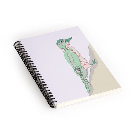 Casey Rogers woodpecker Spiral Notebook