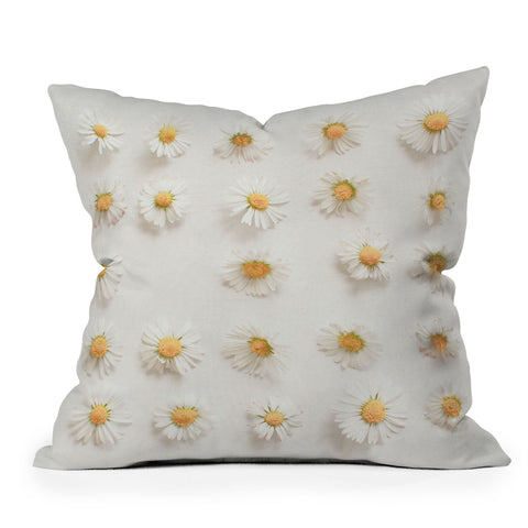 Cassia Beck Daisy Collection Outdoor Throw Pillow