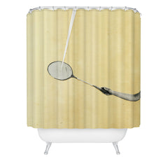Cassia Beck Tennis I Shower Curtain Havenly