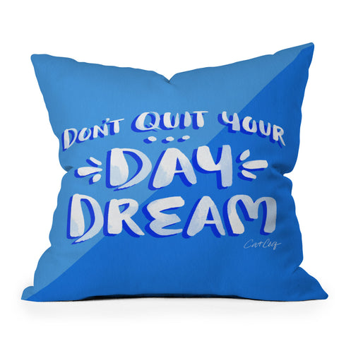 Cat Coquillette Day Dream by CatCoq Outdoor Throw Pillow