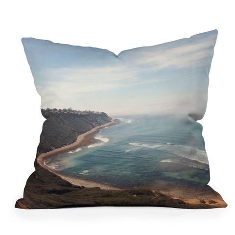 Catherine McDonald California Coast Outdoor Throw Pillow