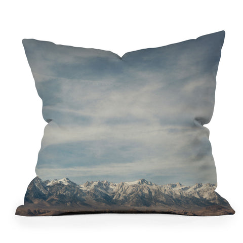 Catherine McDonald Eastern Sierras Outdoor Throw Pillow