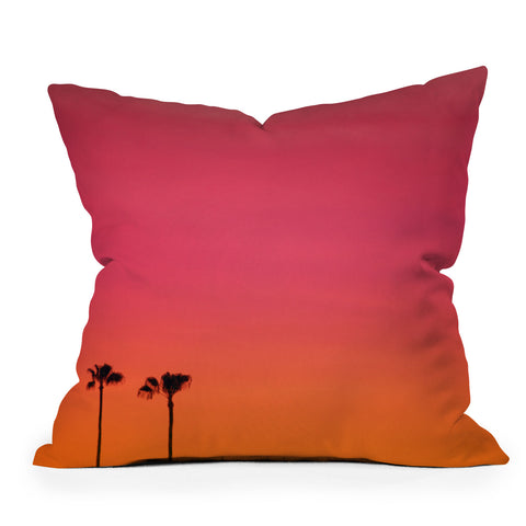 Catherine McDonald Los Angeles Sunset Outdoor Throw Pillow