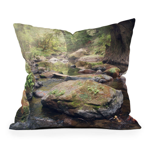 Catherine McDonald Pescadero Creek Outdoor Throw Pillow
