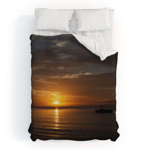 Catherine McDonald South Pacific Sunset Duvet Cover