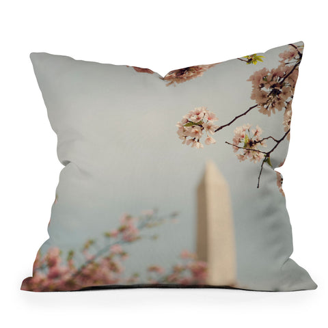 Catherine McDonald Spring In DC 1 Outdoor Throw Pillow