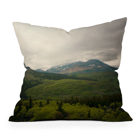 Catherine McDonald Wild Montana Outdoor Throw Pillow