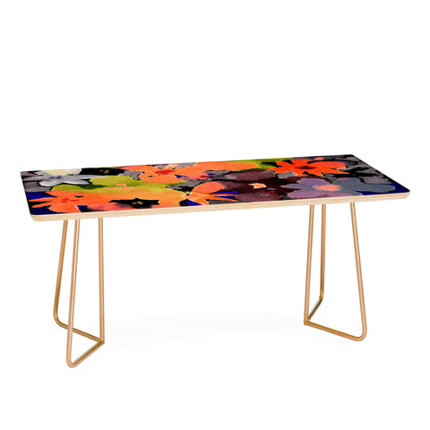 CayenaBlanca Abstract Flowers Coffee Table