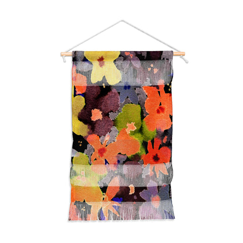CayenaBlanca Abstract Flowers Wall Hanging Portrait