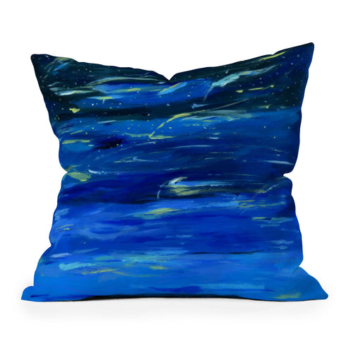 Ceren Kilic Island Stars Outdoor Throw Pillow