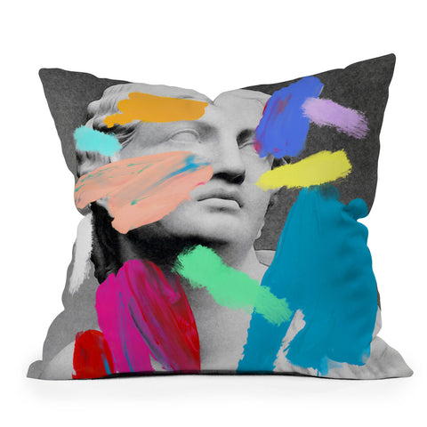 Chad Wys Composition 721 Outdoor Throw Pillow
